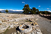 The palace of Festos. The northwest corner of the complex, the Upper Court.